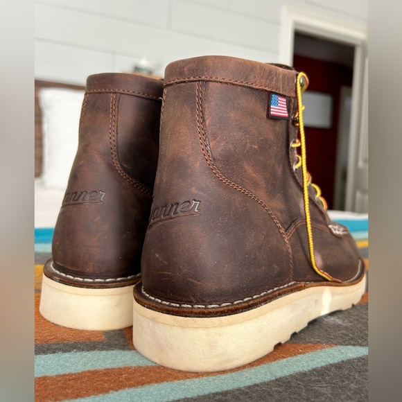 Danner mens 10 D bull run brown 6โ moc soft toe boots, USA made! ๐บ๐ธ - Picture 2 of 7